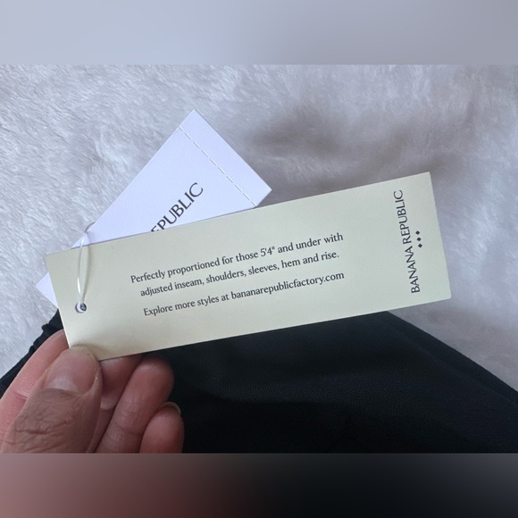 Banana Republic Black Straight-Leg Pants - Picture 6 of 16